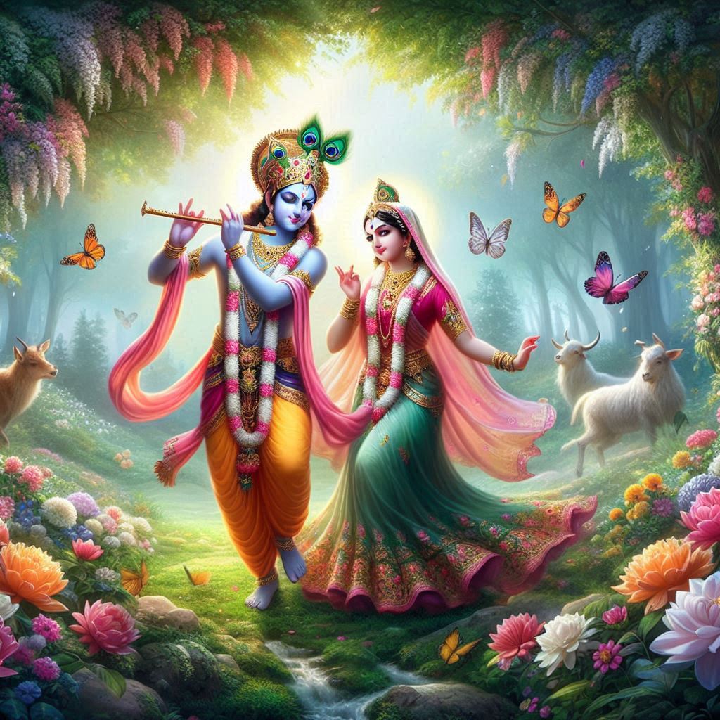 Radha and Krishna