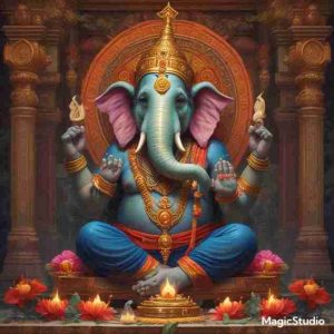 Ganesh Chaturthi celebration images
