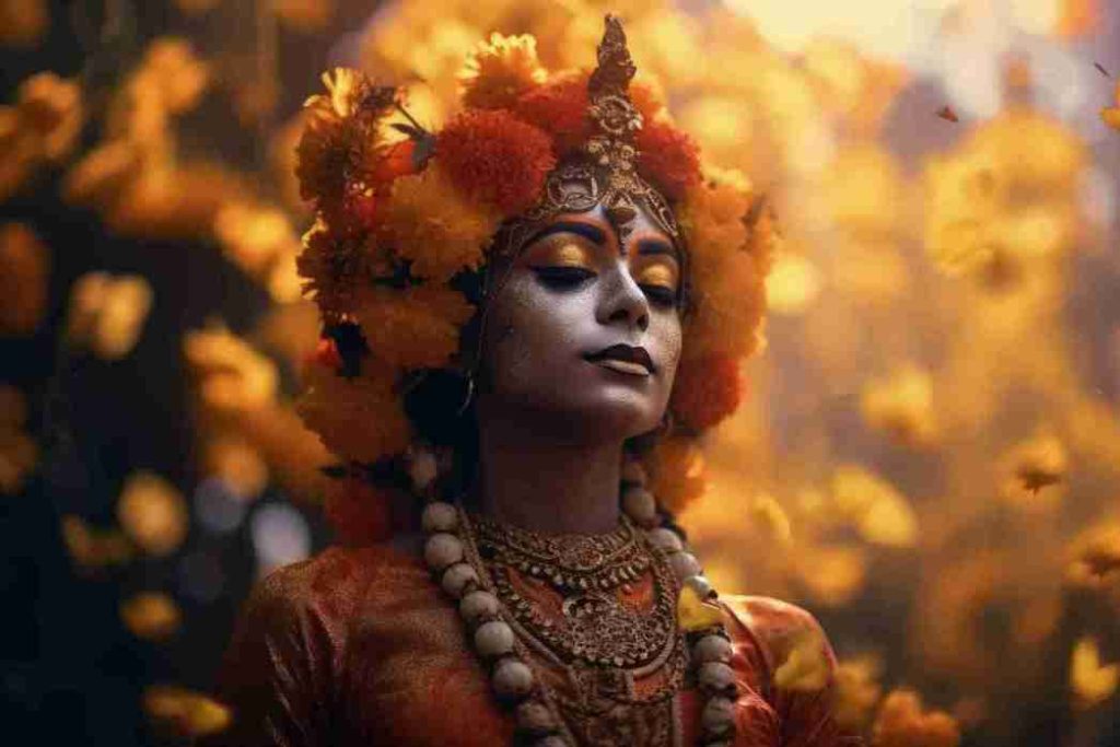 Kathakali costume details