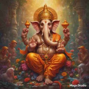 Lord Ganesha creative artwork