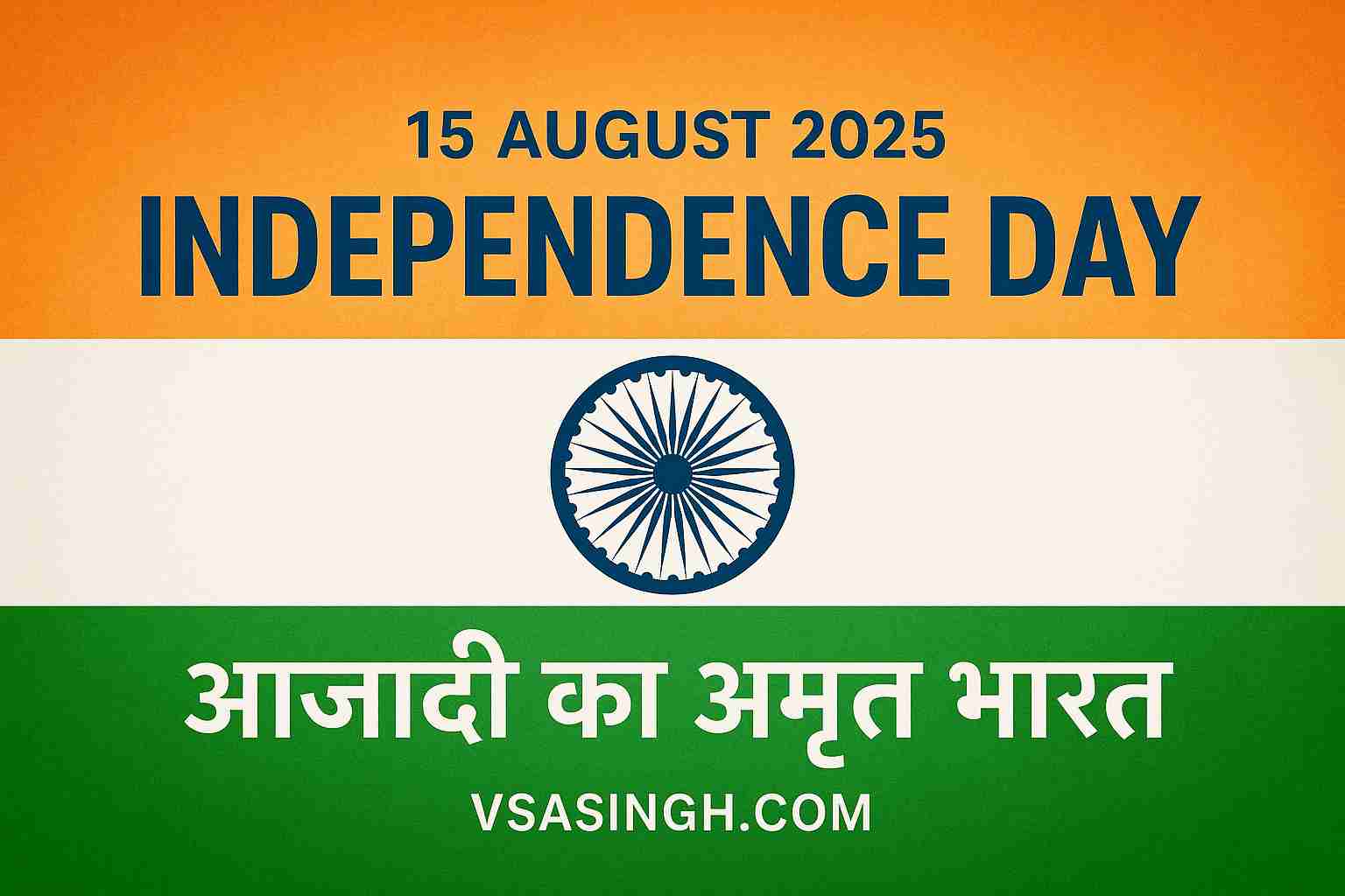 15 August 2025 – आज़ादी का अमृत भारत Independence Day