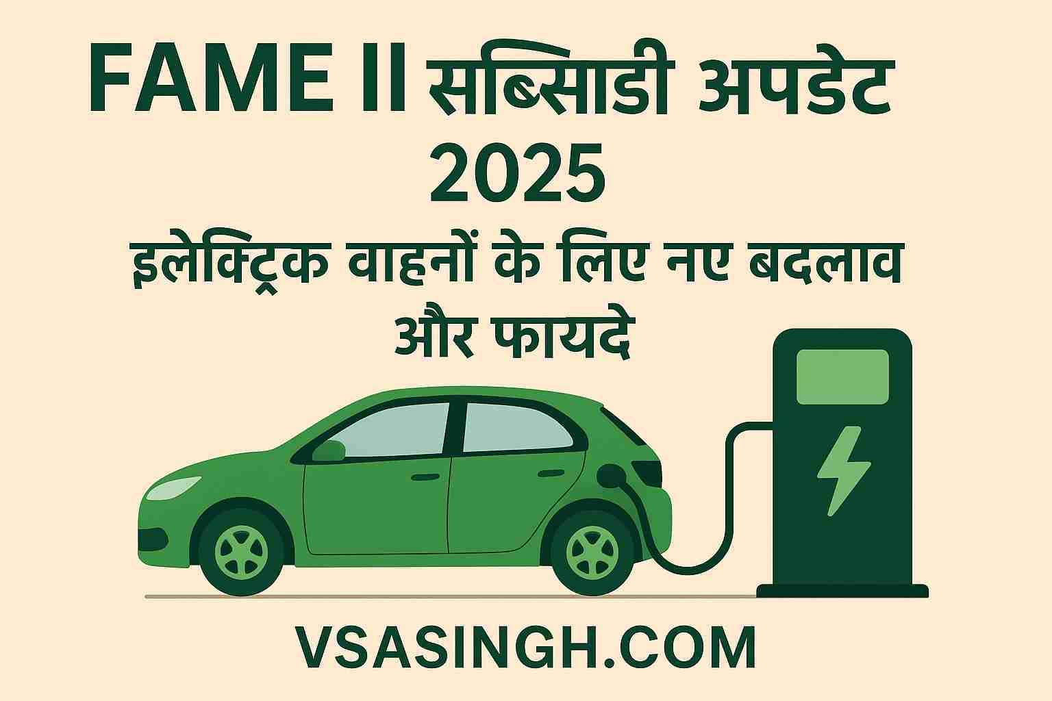 FAME II Subsidy Update 2025 – Electric Vehicle के लिए नया बदलाव