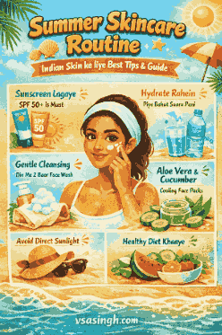 Summer Skincare Routine for Indian Skin