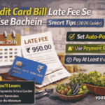 Credit Card Bill Late Fee Se Kaise Bachein