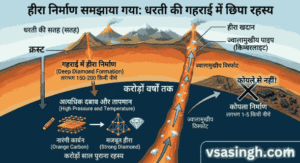 Diamond Formation Explained in Hindi