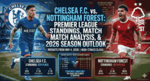 chelsea vs nottingham forest standings 2026