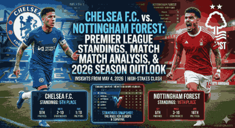 chelsea vs nottingham forest standings 2026
