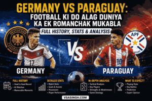 Germany vs Paraguay Football Image