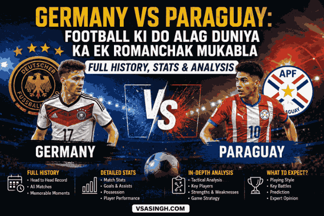 Germany vs Paraguay Football Image