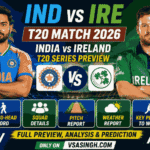 IND vs IRE T20 Series 2026