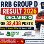 Declared RRB Group D Result 2026