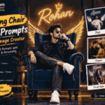3D wing chair photo prompts for Bing AI Image Creator
