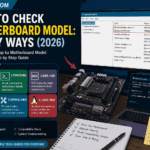 How to check motherboard model in Windows using System Information, PowerShell and BIOS