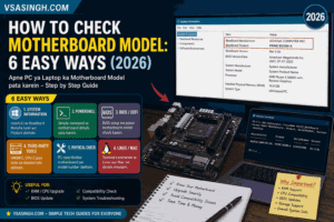How to check motherboard model in Windows using System Information, PowerShell and BIOS