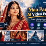 Maa Parvati AI video prompt to create a cinematic devotional video from your photo