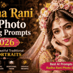 Radha Rani AI photo editing prompts 2026 for beautiful traditional AI portrait