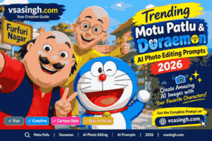 Trending Motu Patlu and Doraemon AI photo editing prompts 2026