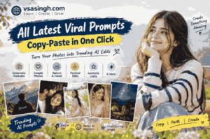 All latest viral AI photo editing prompts for trending photos