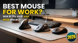 Collection of the best wireless and ergonomic office mice for work setup in 2026 on a clean desk